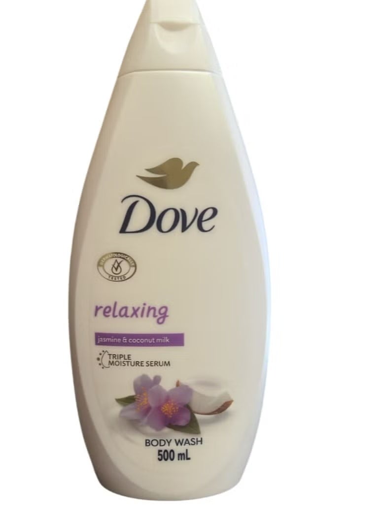 غسول للجسم برائحة حليب جوز الهند وبتلات الياسمين ٥٠٠ مل